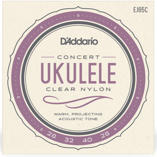 D'Addario-Ukulele Strings Black Nylon Concert  EJ53
