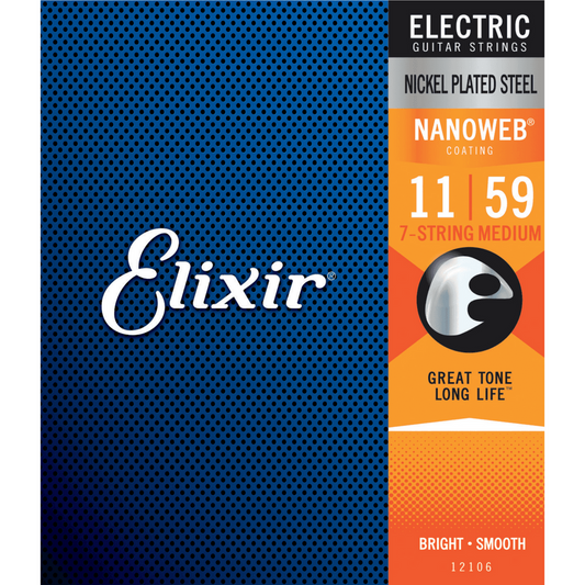 Elixir ElecGtr-7Str-Med 11-59
