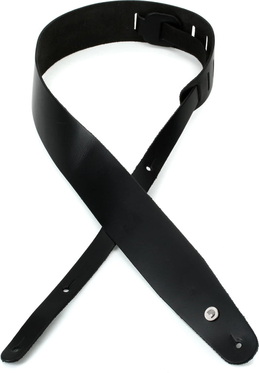 2.5 dx black guitar strap