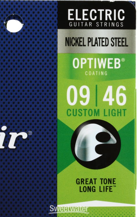 Elixir Optiweb Custom Light Electric Guitar Strings