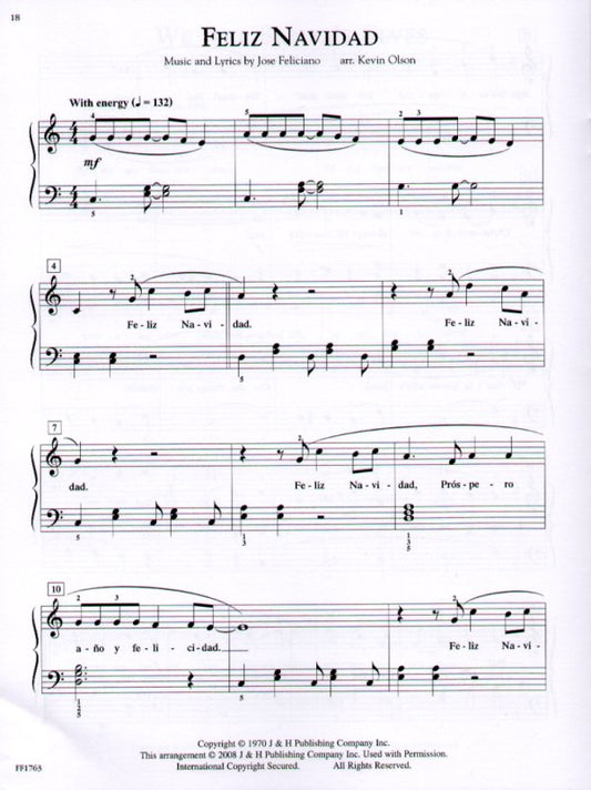 In recital (with popular Christmas music) book 3