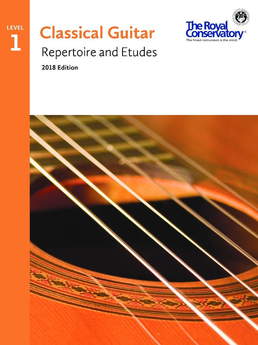 RCM Classical Guitar Repertoire & Etudes Level 1