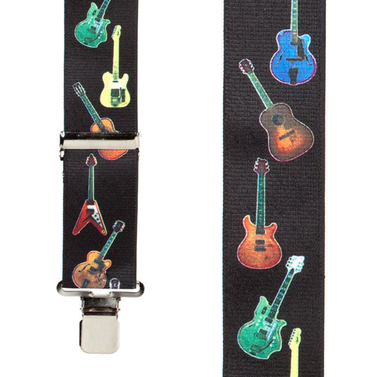 Orange Tipped Black Acoustic Guitar Socks