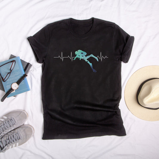 Music heartbeat T-shirt shn