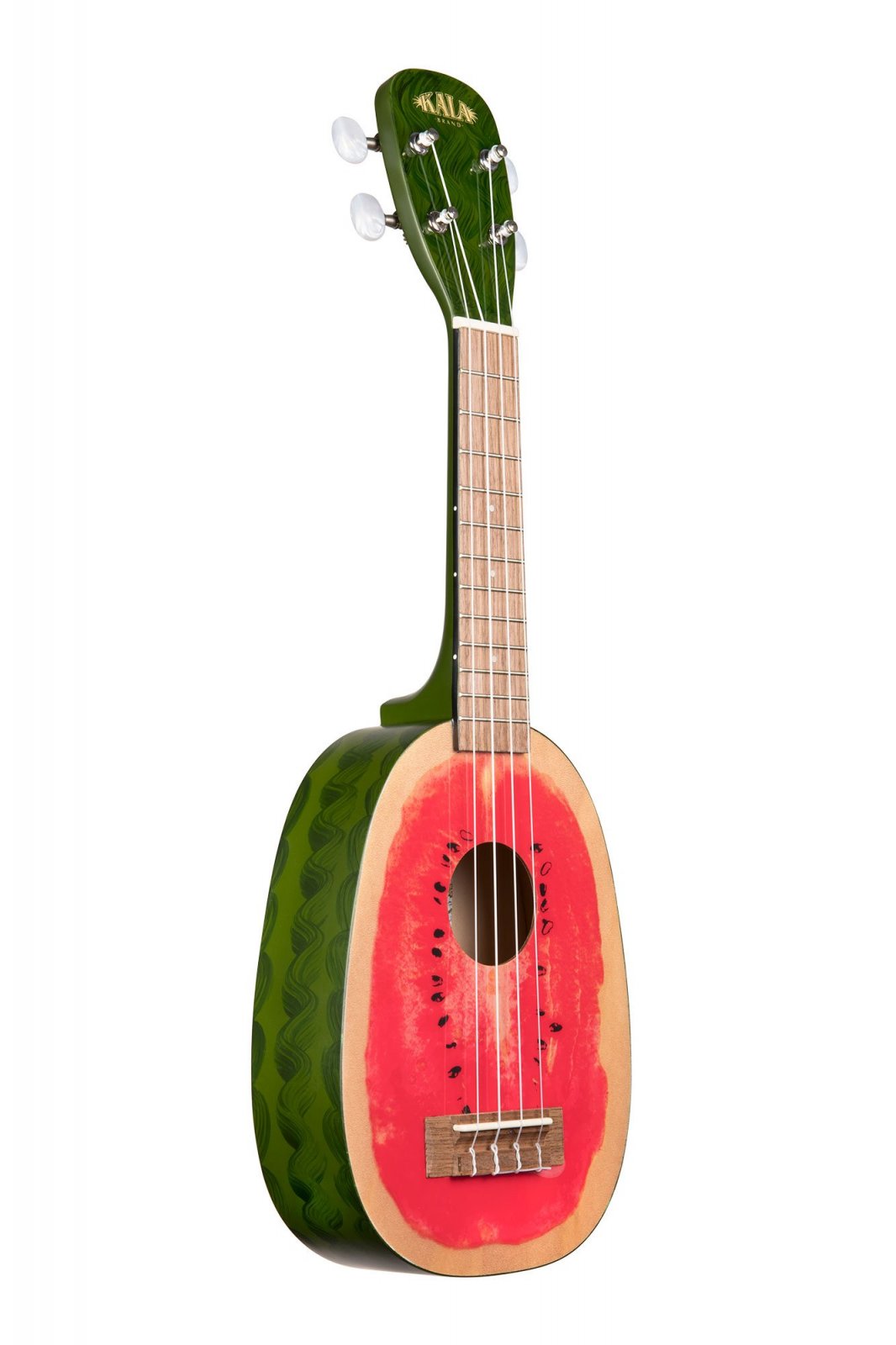 Kala Transparent Soprano Watermelon Ukulele