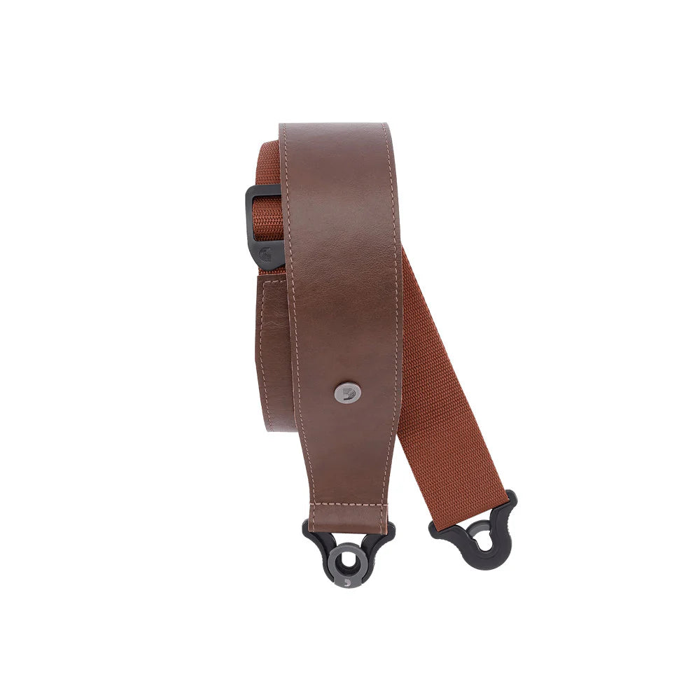 D'Addario Comfort Leather Auto Lock Brown
