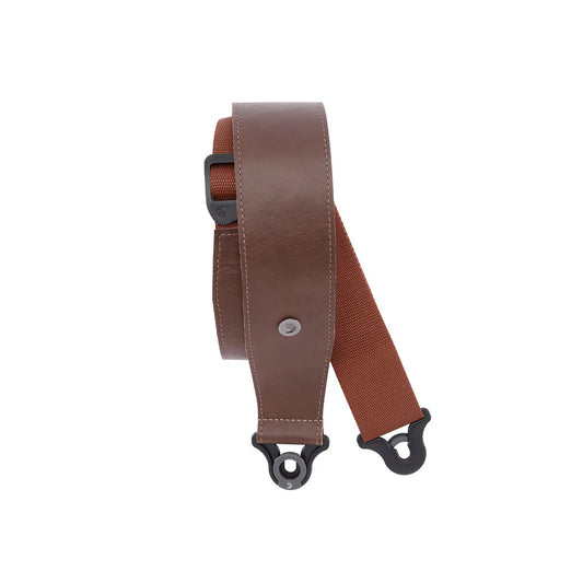D'Addario Comfort Leather Auto Lock Brown