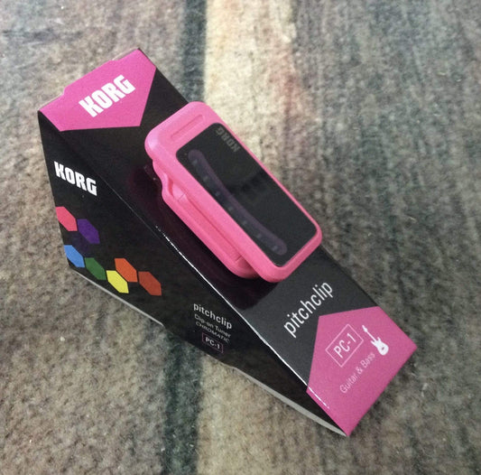 Korg Pitchclip tuner pink