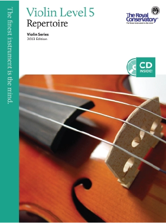 RCM Violin Level 5 Repertoire 2013 Edition BK/CD