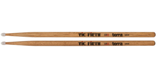 VIC 5A TERRA Drumsticks - Nylon Tip