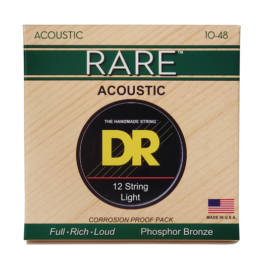 DR 12 String Acoustic Guitar Strings Rare 10-48