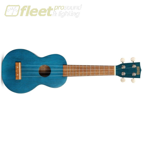 Mahalo Ukulele Soprano Trans Blue MK1tbu