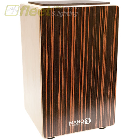 Mano Cajon-Ebony Stripes finish (with bag)