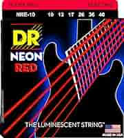 DR Neon Red Electric Guitar Strings 10-46