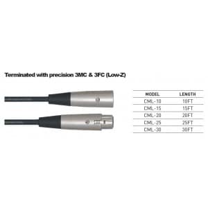 LEEM 30Ft Microphone Cable CML-30