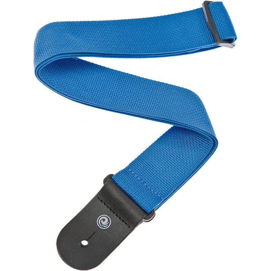 2" blue twist guitar strap