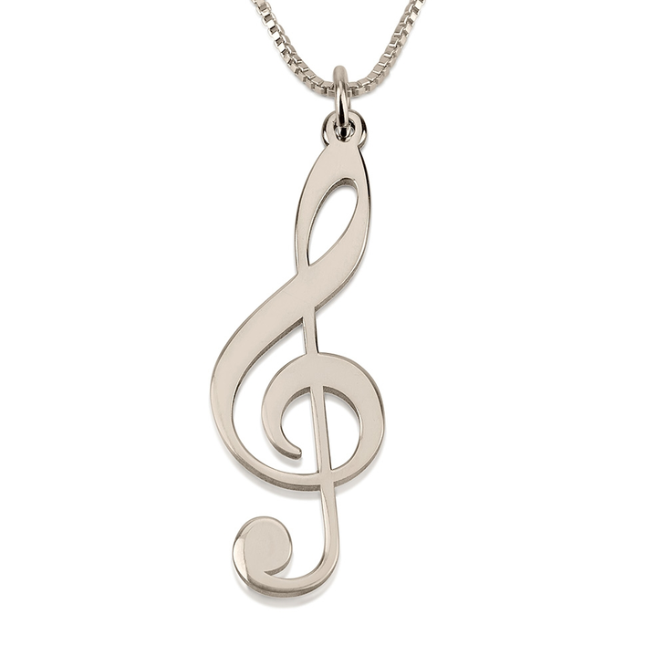 Treble Clef Necklace