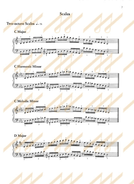 RCM Technical requirements for piano level 7
