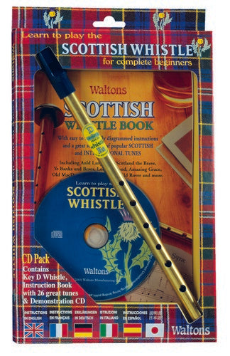 Waltons Scottish Tin Whistle beginner set