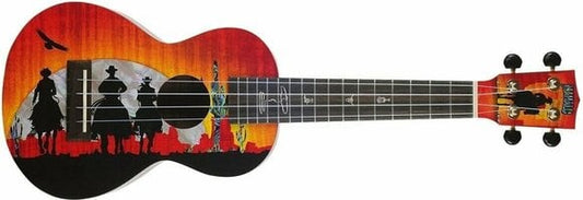 Mahalo Wild West Ukelele with Bag