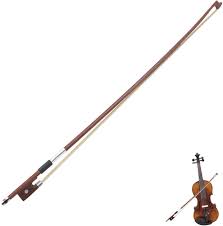 Violin Bow, 1/4 Round brazilwood, horse hair, lined plastic frog 544/1