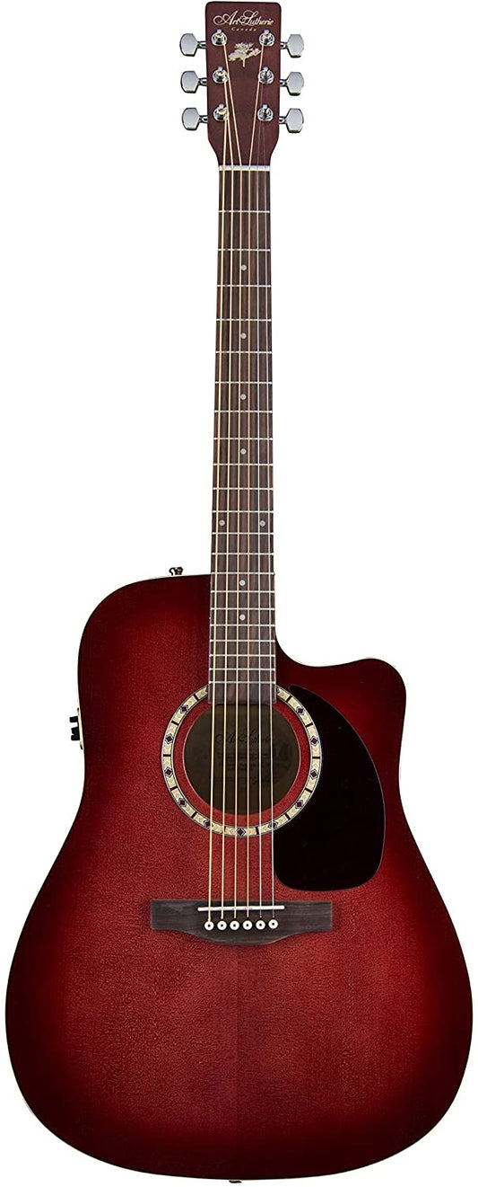A&L CW Spruce Burgundy QI Guitar