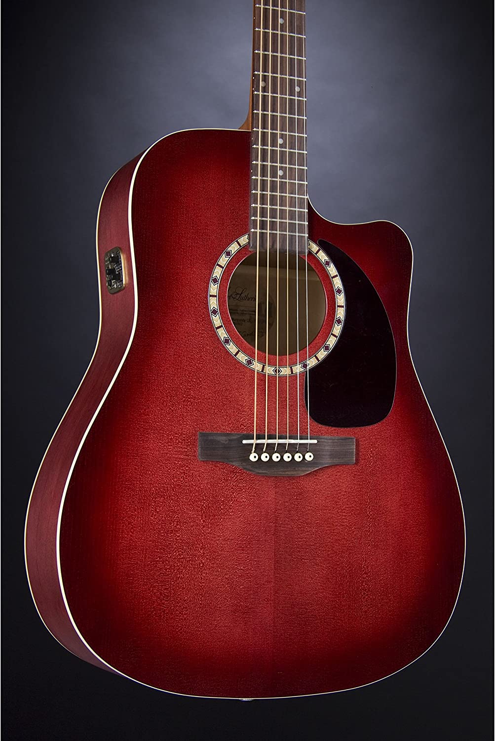 A&L CW Spruce Burgundy QI Guitar