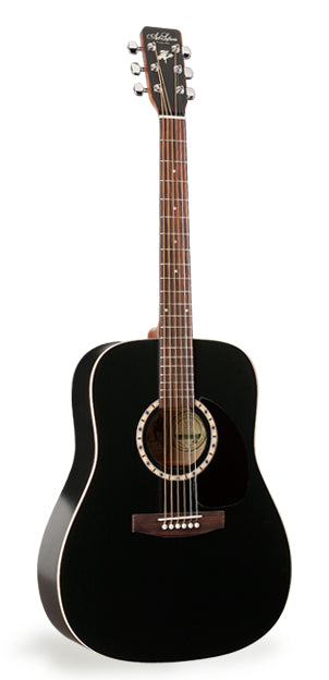 A&L Cedar Black Guitar