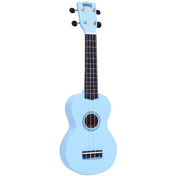 Mahalo MR1 Rainbow Series Soprano Ukulele_Light Blue
