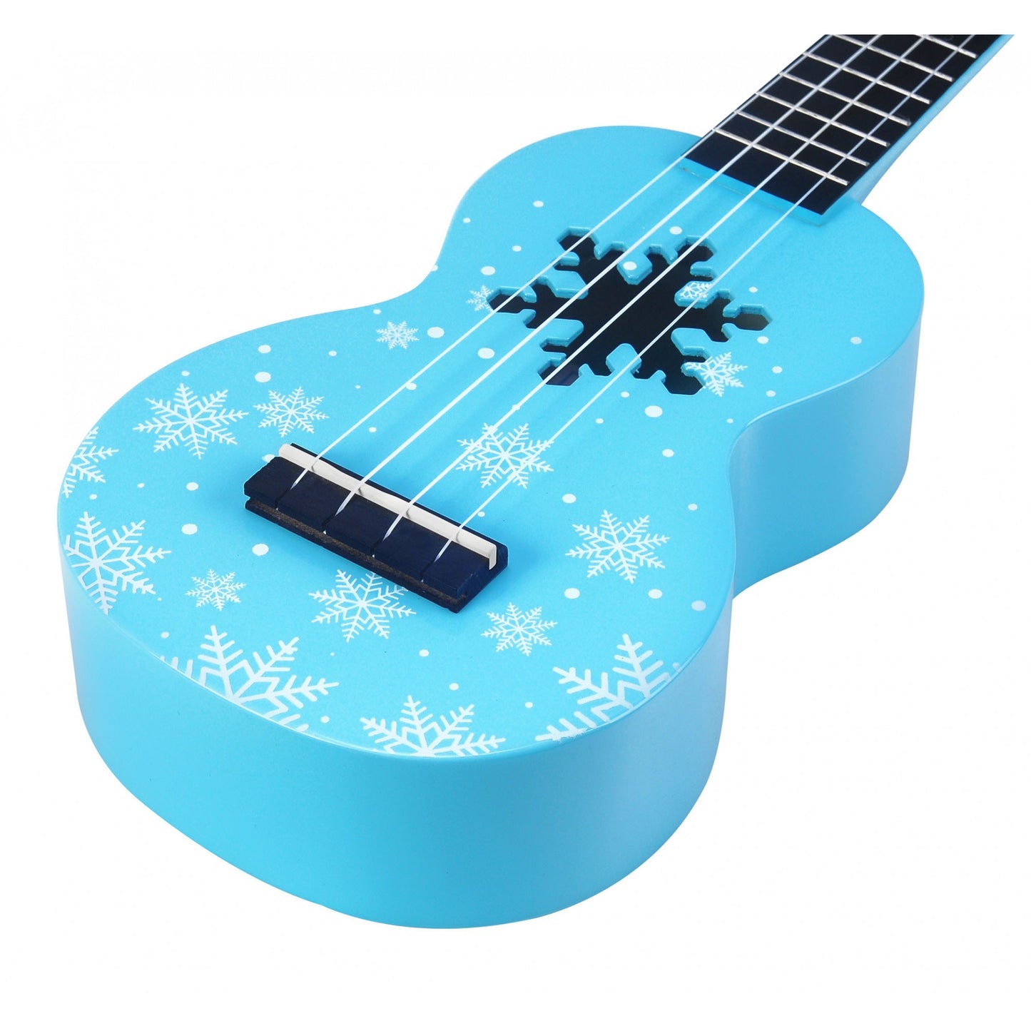 Mahalo Snow Glacier Blue Ukulele