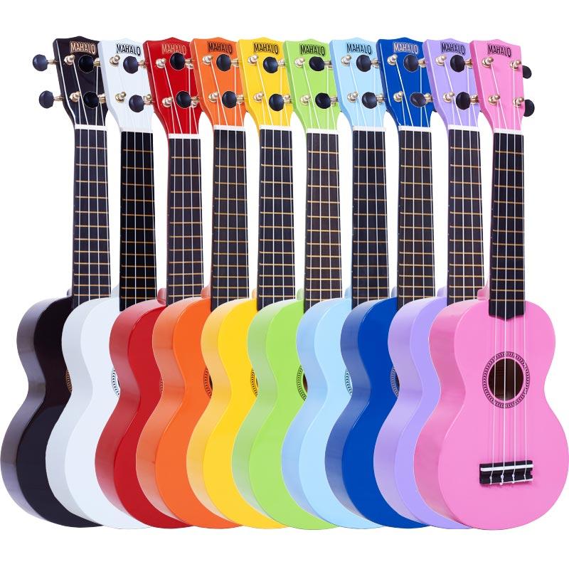 Mahalo MR1 Rainbow Series Soprano Ukulele_Light Blue